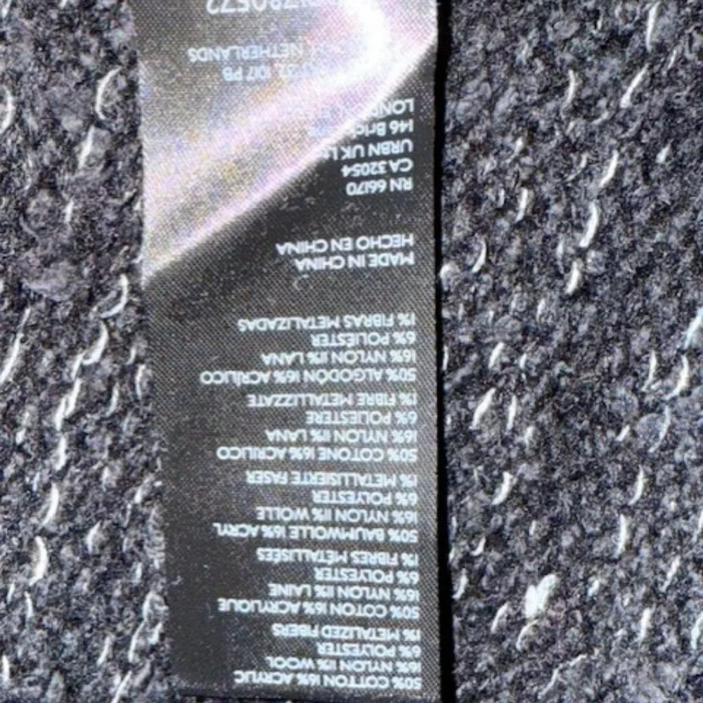 Pilcro Peace Love Icon Zip-Up Cardigan Sweater - Picture 15 of 16